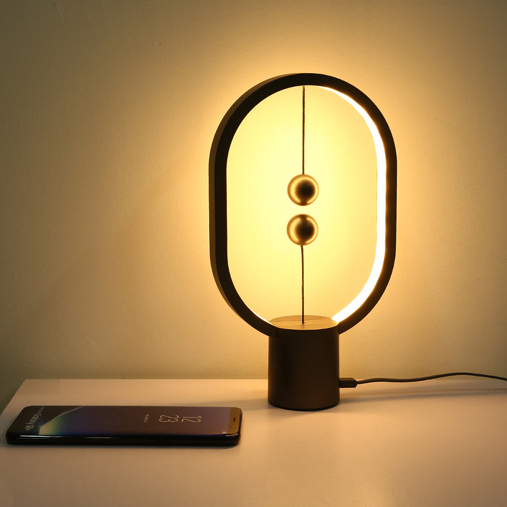 Ring Lamp with ball switch