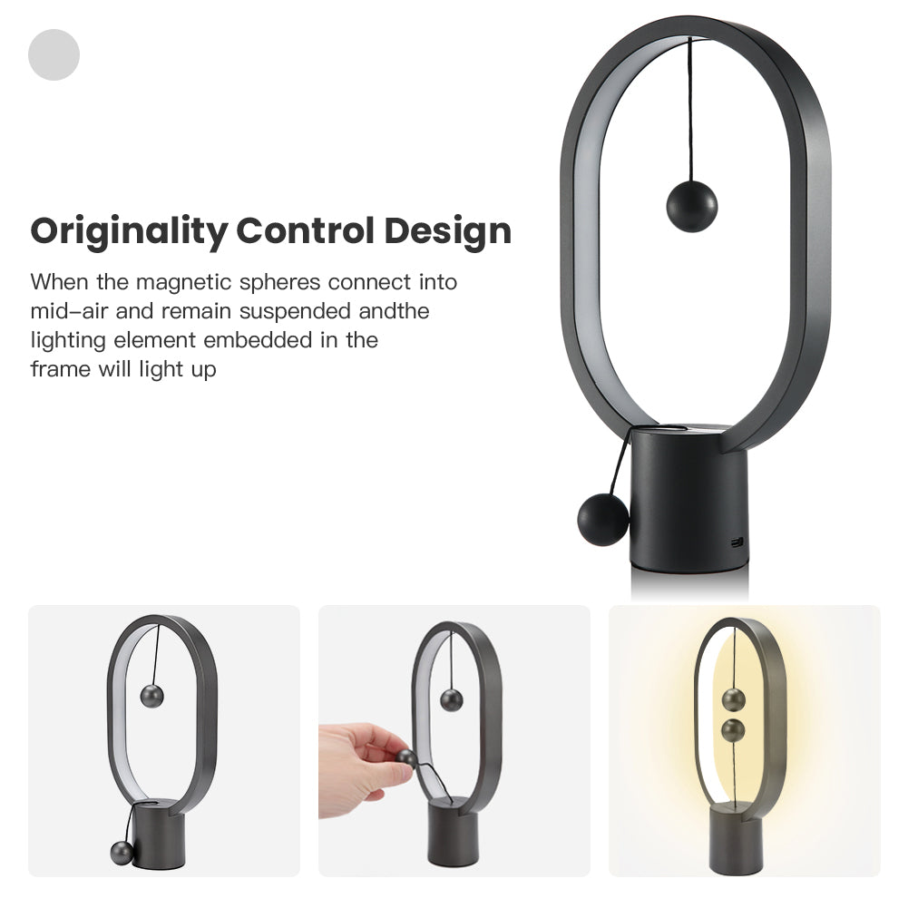 Ring Lamp with ball switch