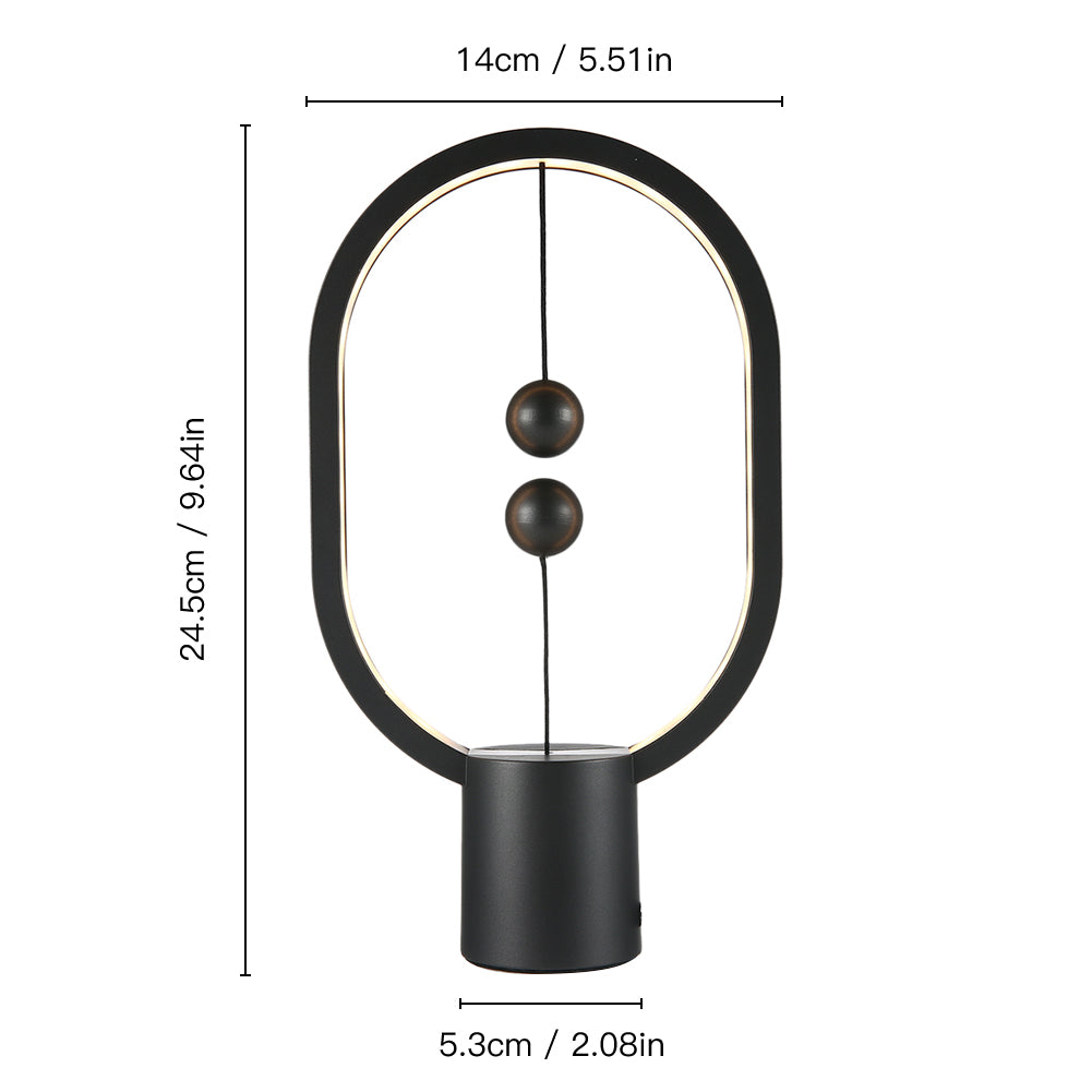 Ring Lamp with ball switch