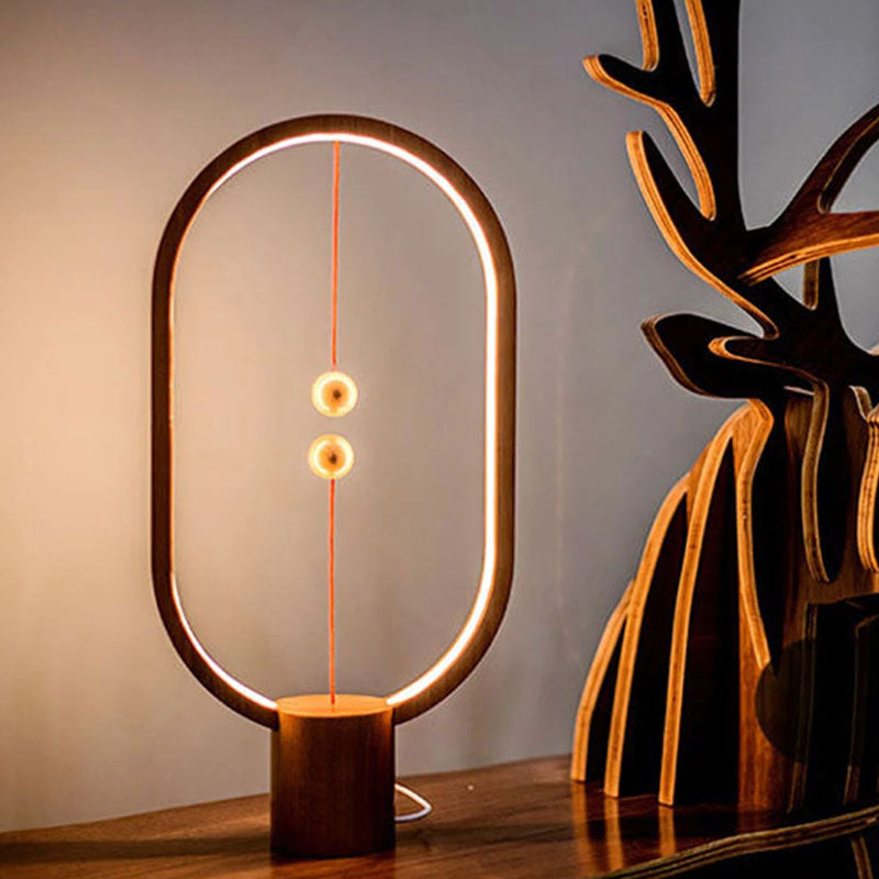 Ring Lamp with ball switch